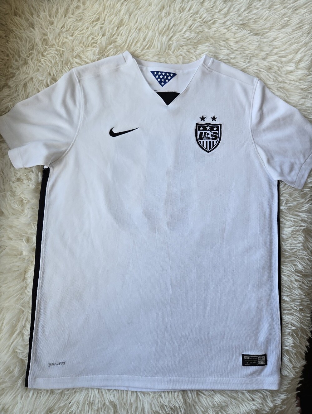 Carli Lloyd US Womens National Team Champuons 2015 Home Jersey XL